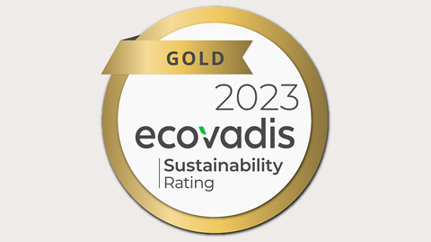 médaille d'or ecovaldis pour la durabilité