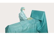 Champs en U BARRIER® lors d'une intervention chirurgicale de l'abdomen